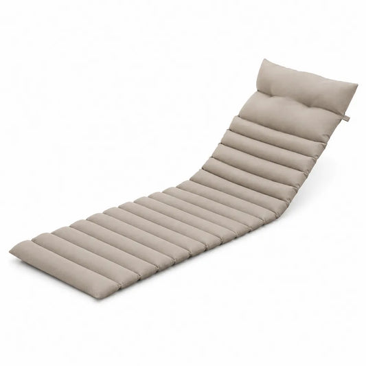 Materasso Regolabile per Lettino Prendisole in Poliestere Beige
